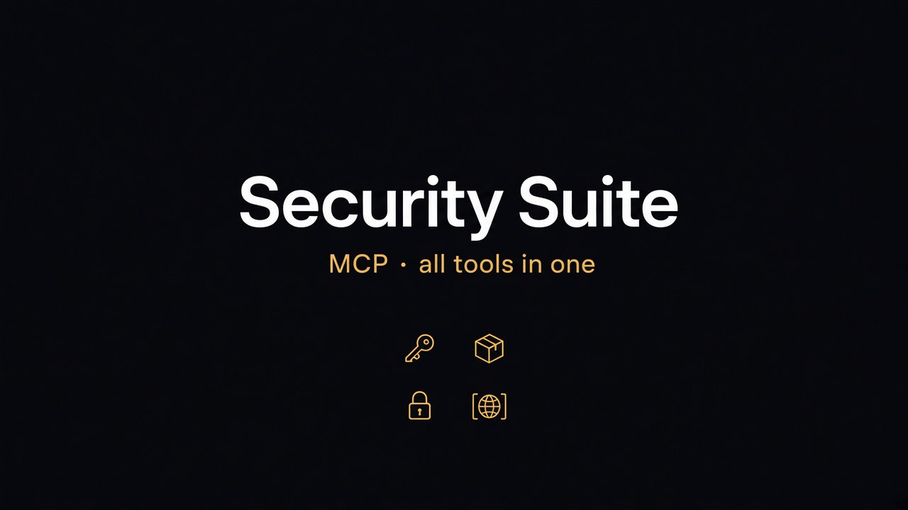 MCP Security Suite: dört güvenlik aracı tek pakette